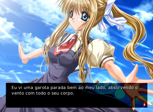 Prévia de AIR traduzido por Kikachan Games, Taiyaki Club