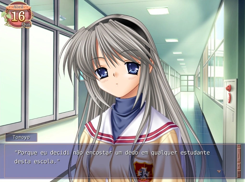 Prévia de CLANNAD traduzido por Kikachan Games, Taiyaki Club