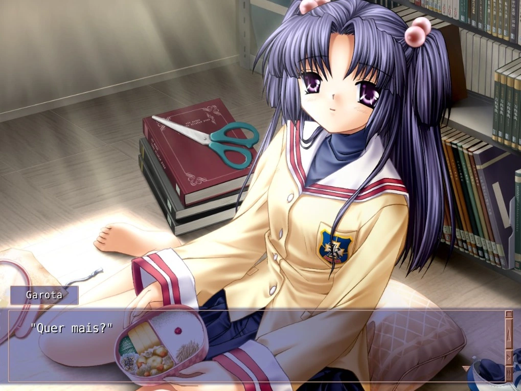 Prévia de CLANNAD traduzido por Kikachan Games, Taiyaki Club