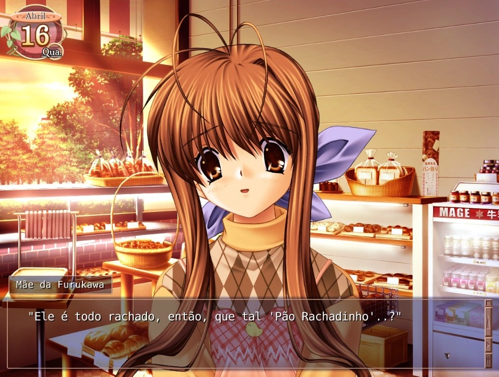 Prévia de CLANNAD traduzido por Kikachan Games, Taiyaki Club