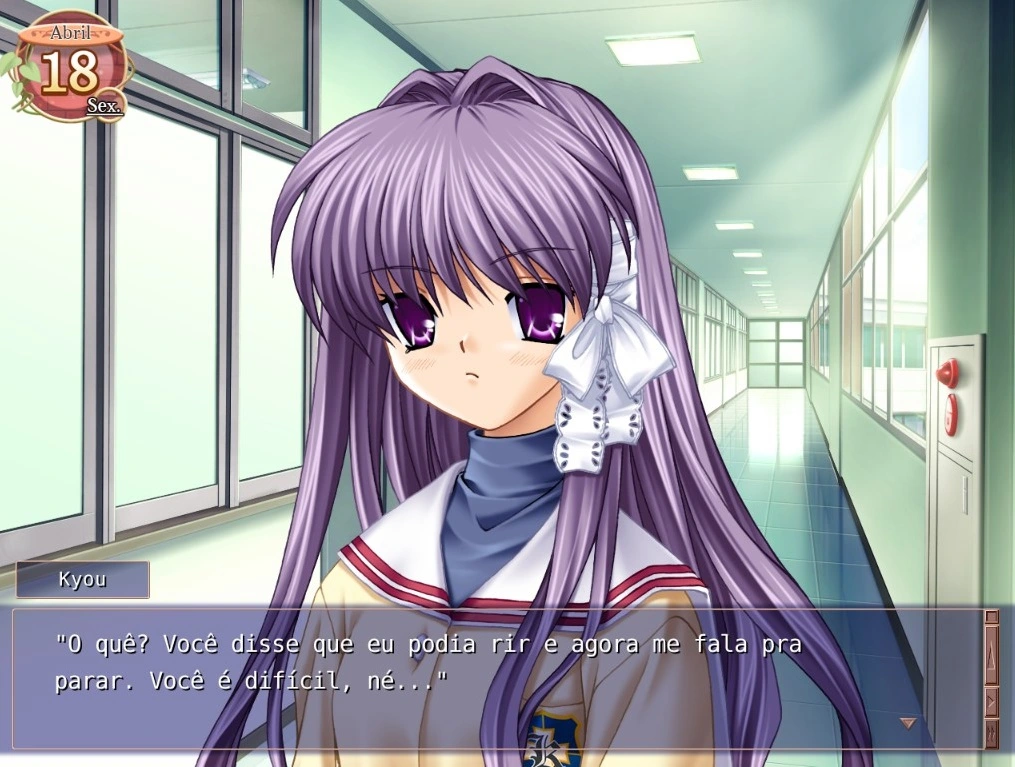 Prévia de CLANNAD traduzido por Kikachan Games, Taiyaki Club