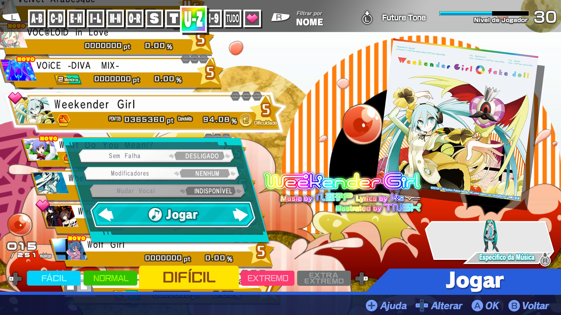 Prévia de Hatsune Miku: Project DIVA Mega Mix+ traduzido por KURAGE STUDIO