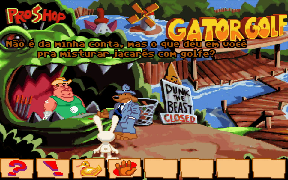 Prévia de Sam & Max - Caindo na Estrada traduzido por ScummBR