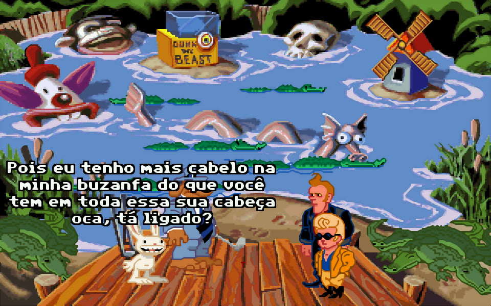Prévia de Sam & Max - Caindo na Estrada traduzido por ScummBR