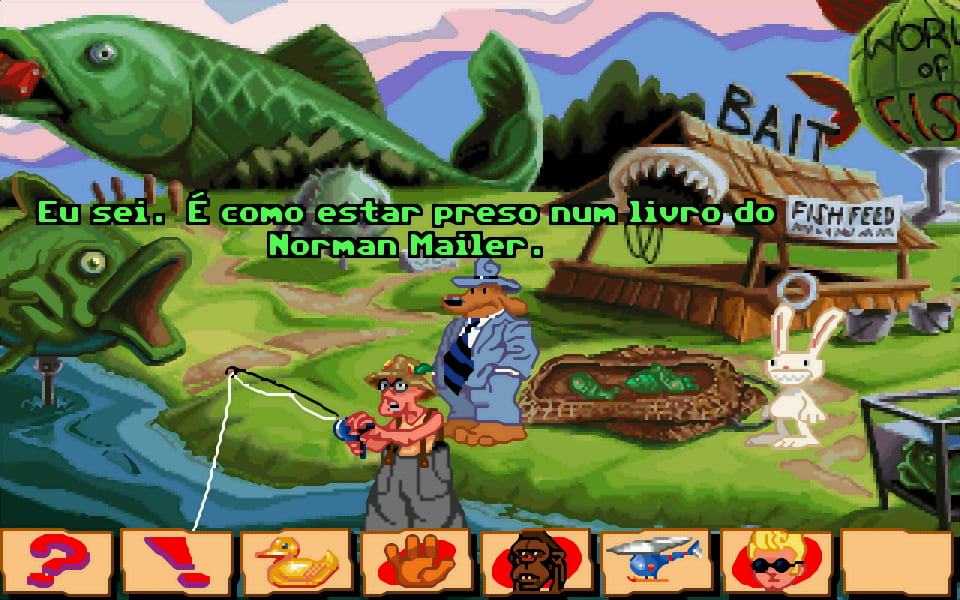 Prévia de Sam & Max - Caindo na Estrada traduzido por ScummBR