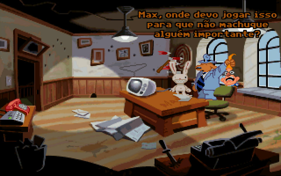 Prévia de Sam & Max - Caindo na Estrada traduzido por ScummBR