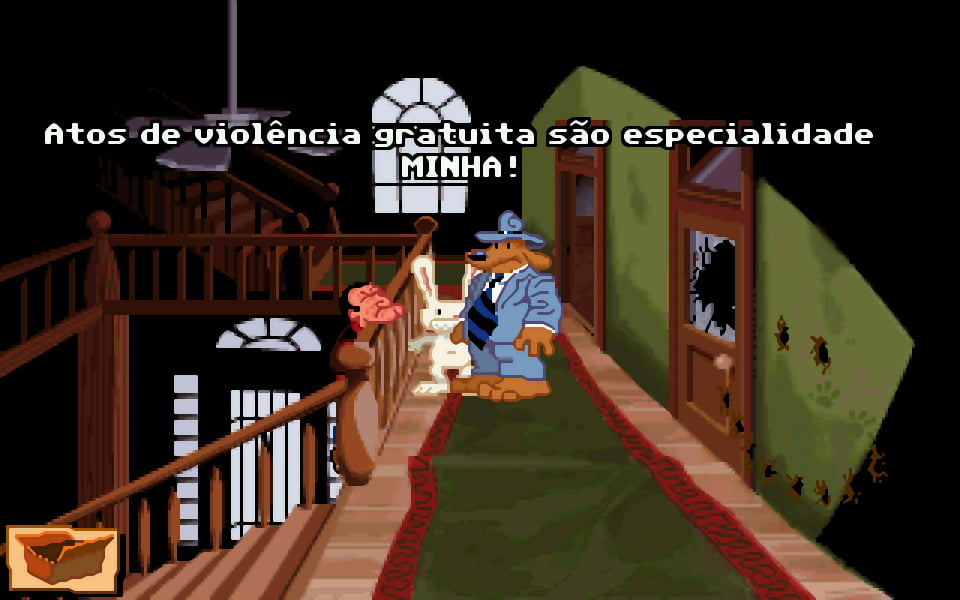 Prévia de Sam & Max - Caindo na Estrada traduzido por ScummBR