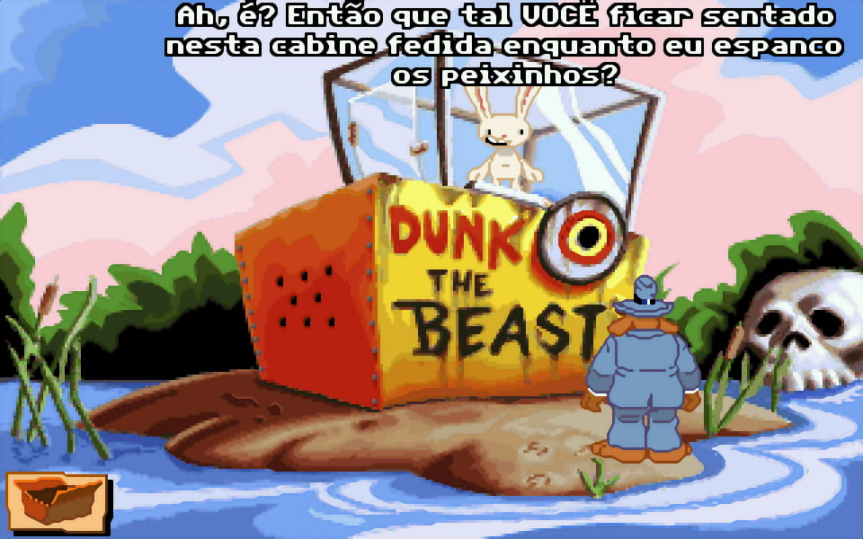 Prévia de Sam & Max - Caindo na Estrada traduzido por ScummBR