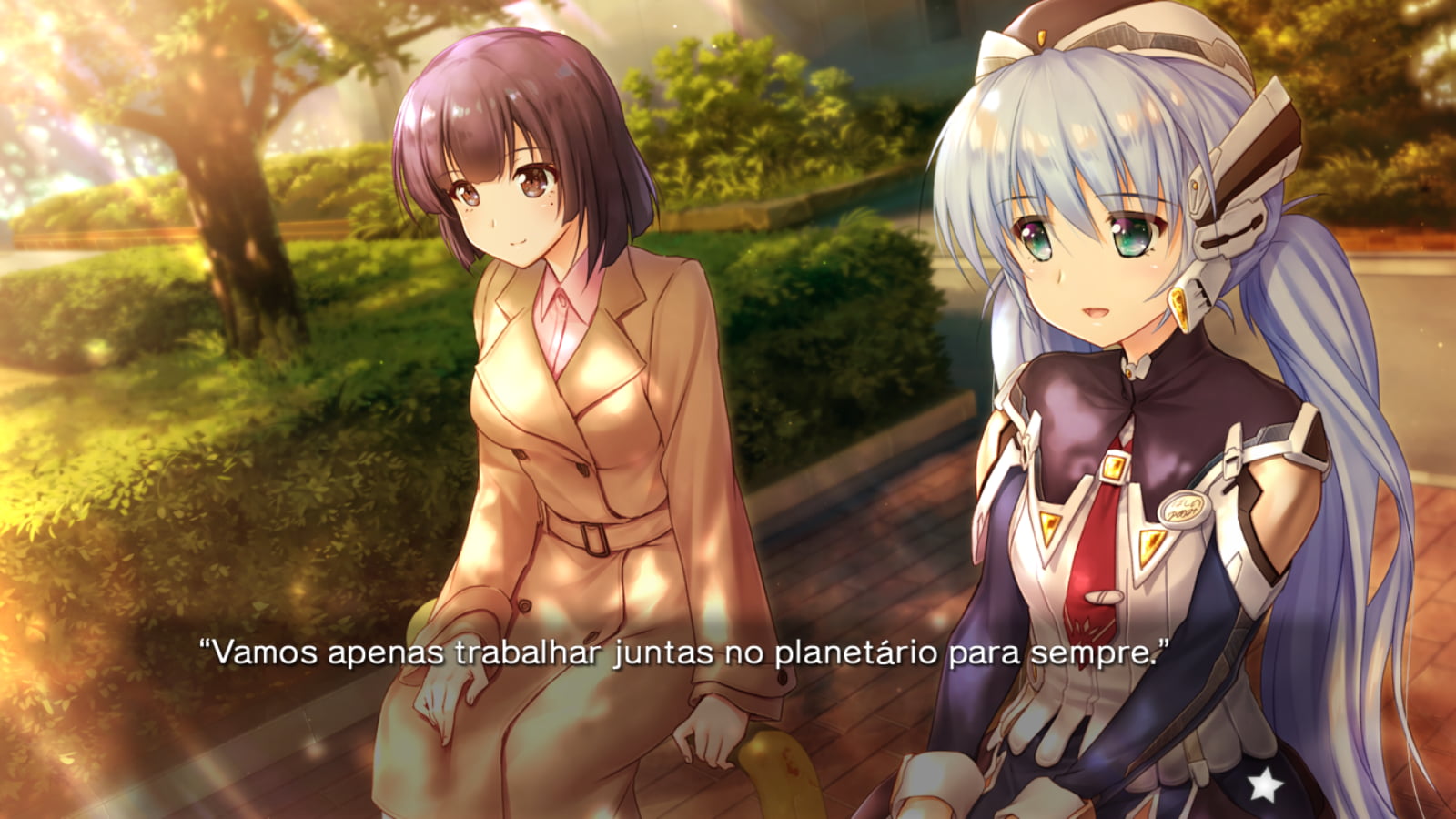 Prévia de planetarian: Globo de Neve traduzido por Kikachan Games